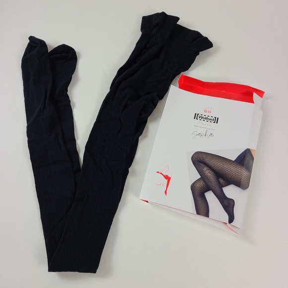 Wolford Other - WOLFORD Black Sasha Tights - L
